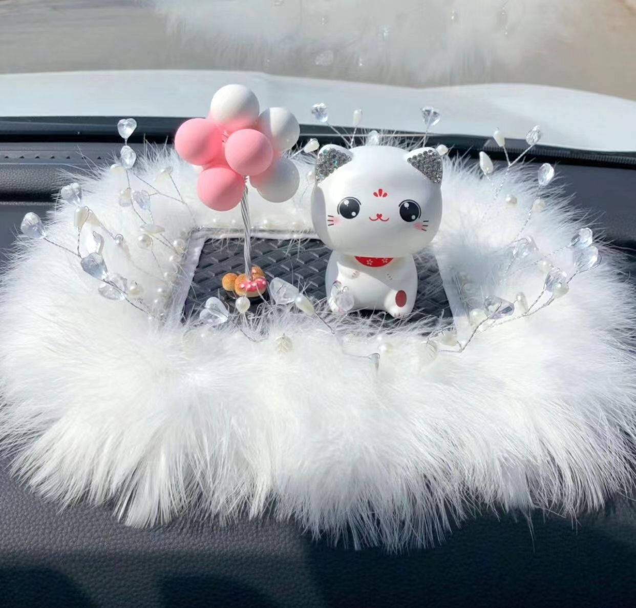 Artículo creativo de la chica del mar adornos de automóviles perfume encantador ángel perfume de automóvil perla base de diamante perfumado perdurable