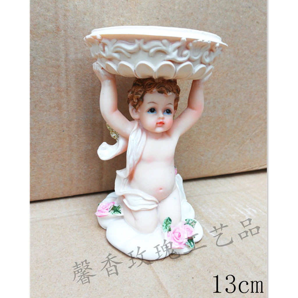 Ángel del candelabro 16 13 cm