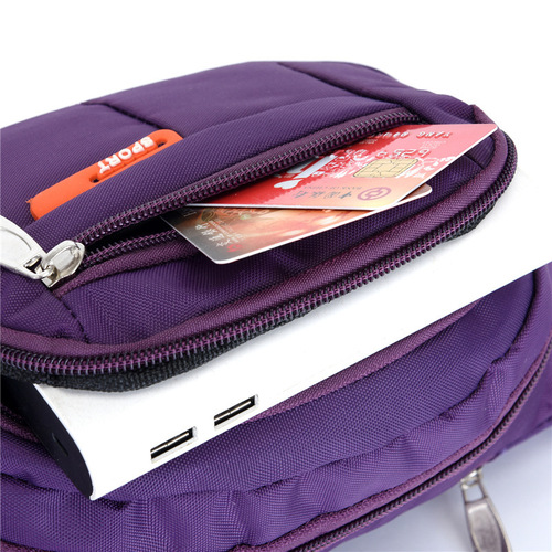 New style waist bag for men and women, multifunctional, large capacity, water repellent and wear-resistant, outdoor sports mobile phone wallet, cashier business bag