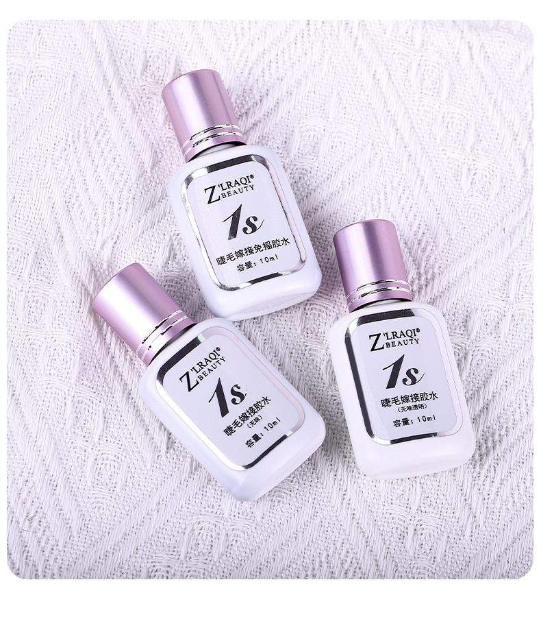 New odorless, natural and scarless eyelash extension glue, dries quickly in 1 second, is gentle and long-lasting. Eyelash extension glue for eyelash shops undefined