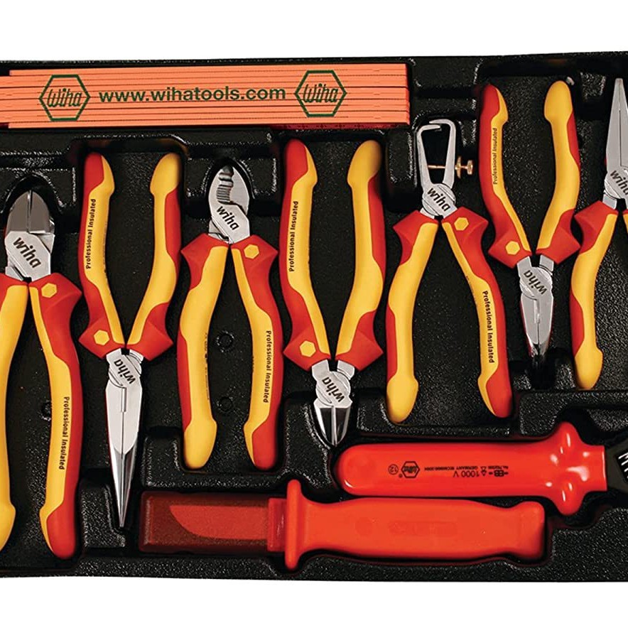 Juego de herramientas de aislamiento de 1000V combinación de herramientas de electricista llave de destornillador multifunción