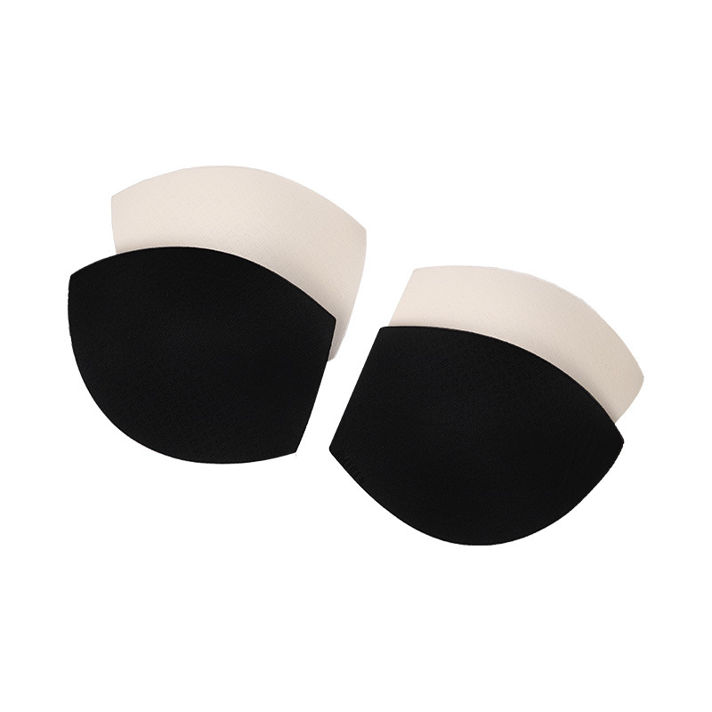 Rongchuang accesorios nylon tela de ocho agujeros invisibles sujetadores ropa interior inserción trajes de baño yoga tela de ocho agujeros algodón pecho al por mayor