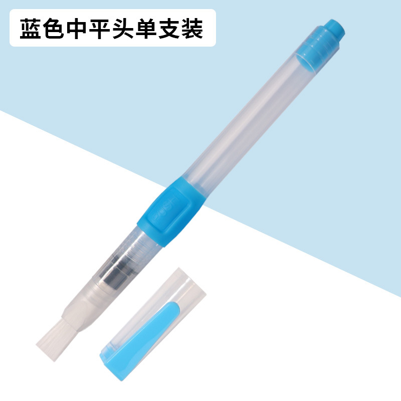 Fábrica al por mayor pluma de agua del grifo pintura sólida acuarela pintura pincel de escritura pluma de almacenamiento de agua de gran capacidad cepillo de plomo de color soluble en agua