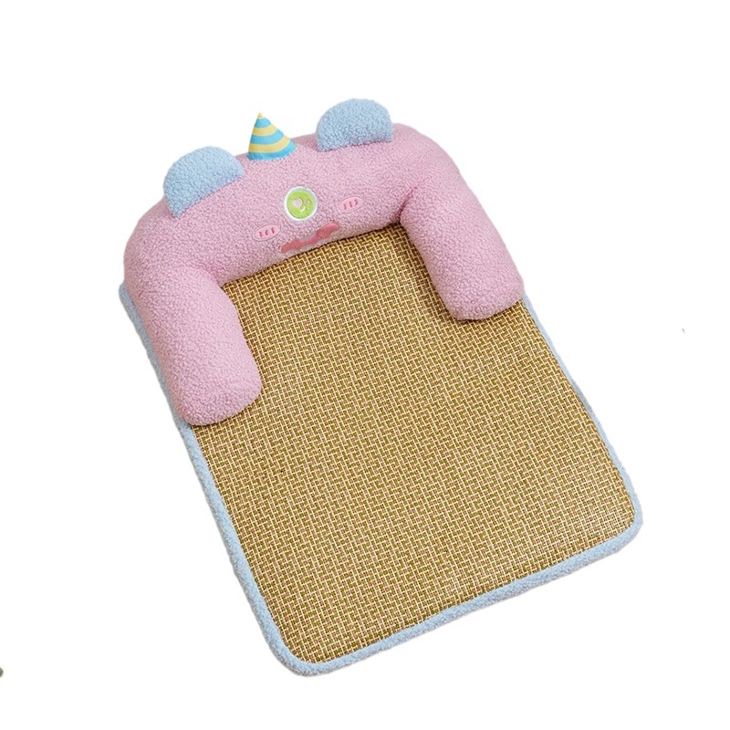 Nestera para perros y gatos, alfombra extraíble y lavable de verano, alfombra para dormir para mascotas, colchón para gatos y perros, cuatro estaciones, colchón para gatos