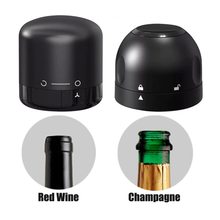 Silicone Vacuum Red Wine Champagne Bottle Stopper Set Sealed