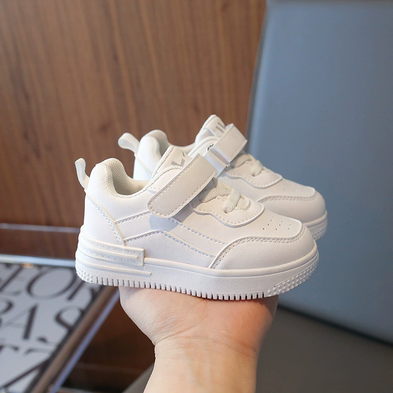 Children's white shoes, sports shoes for men and women, sneakers, soft sole
