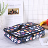 Waterproof lunch box bag for elementary school students, handheld rectangular cartoon dinner plate, thermos, increased thickness, horizontal version, food bag