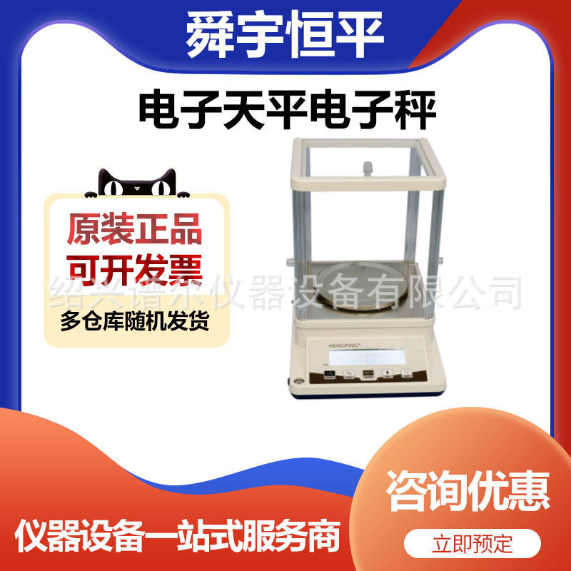 上海舜宇恒平JY1003实验室千分之一电子分析天平秤100g/0.1mg