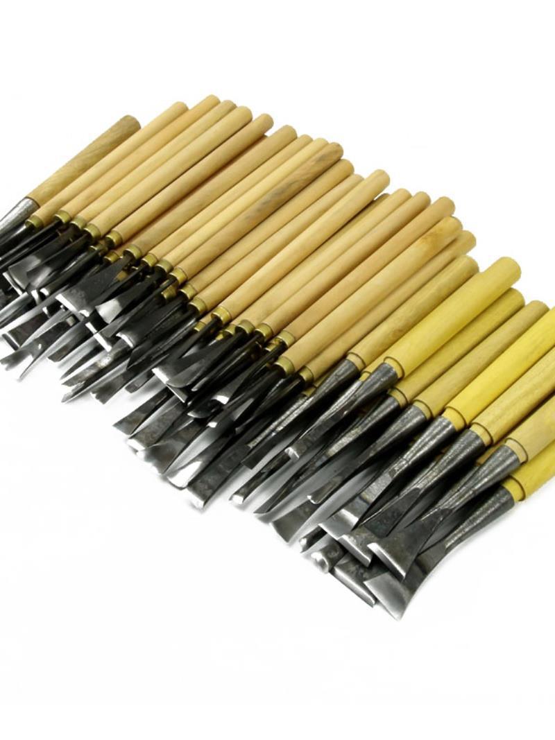 木雕根雕工具东阳手工木工雕刻刀套装木刻雕花打坯修光刀组合直销