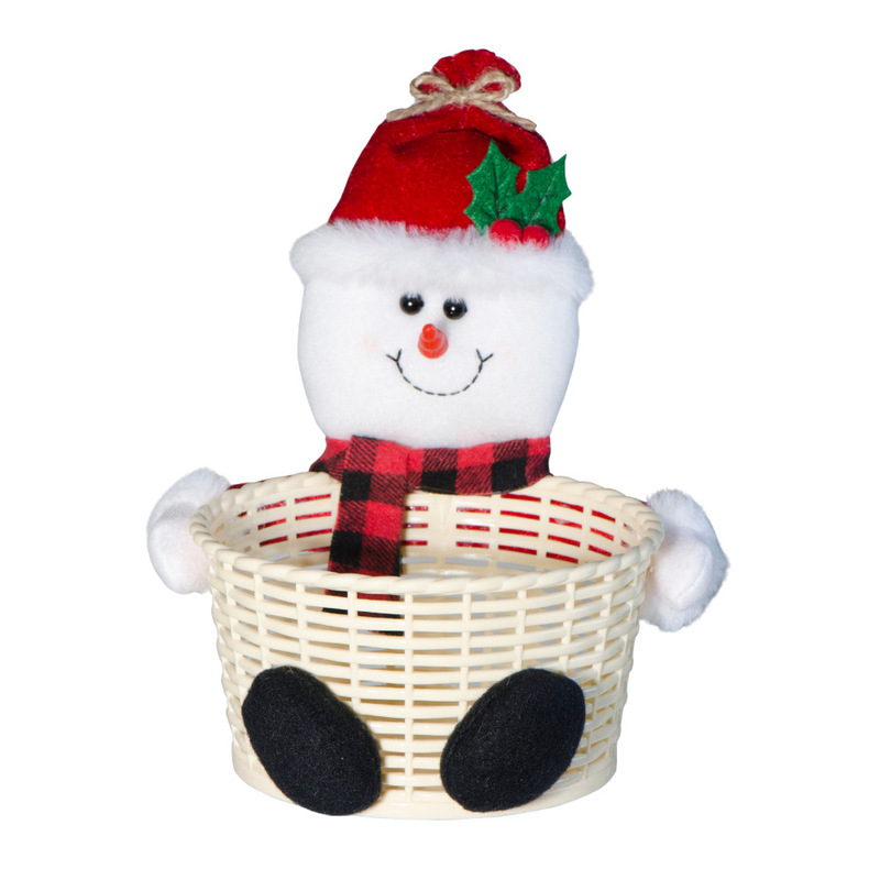 Xingyan クリスマス装飾キャンディバスケットクリスマスデスクトップ装飾品子供のキャンディバスケットクリスマス装飾ギフト|undefined