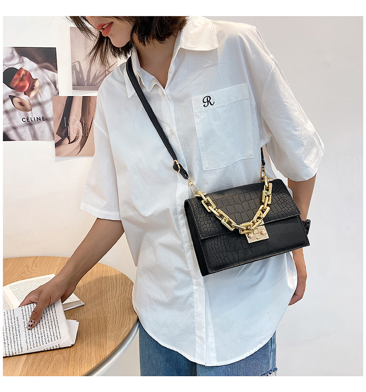 Fashion Fashionable Small Square Bag 2021 Spring And Summer New Chain Women's Bag Shoulder Crossbody Small Handbags One Piece Dropshipping display picture 18