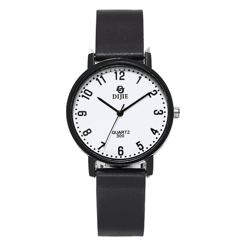 Examination Watch Korean Style Simple Trendy Student Men's and Women's College Style Retro Artistic Couple's Women's Watch Trendy Big Watch Luminous