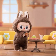 （东莞高品质）一代拉布布labubu毛绒公仔马卡龙搪胶脸潮玩挂件