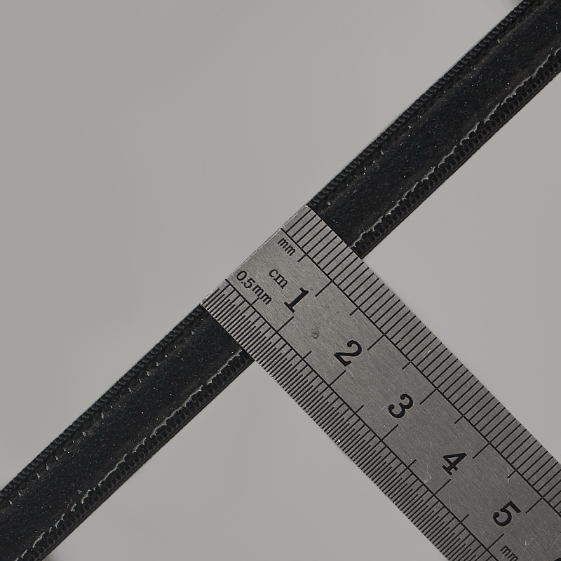 검정색 - 1cm 폴리에스터 밑단 + 8mm 실리콘