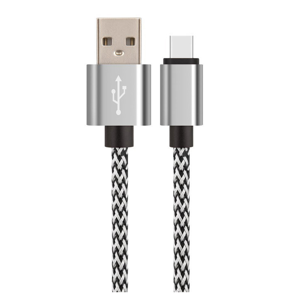 Geeignet für Apple Android Typ-C metall hanf seil gewebt handy ladekabel, USB daten kabel_voghion.com