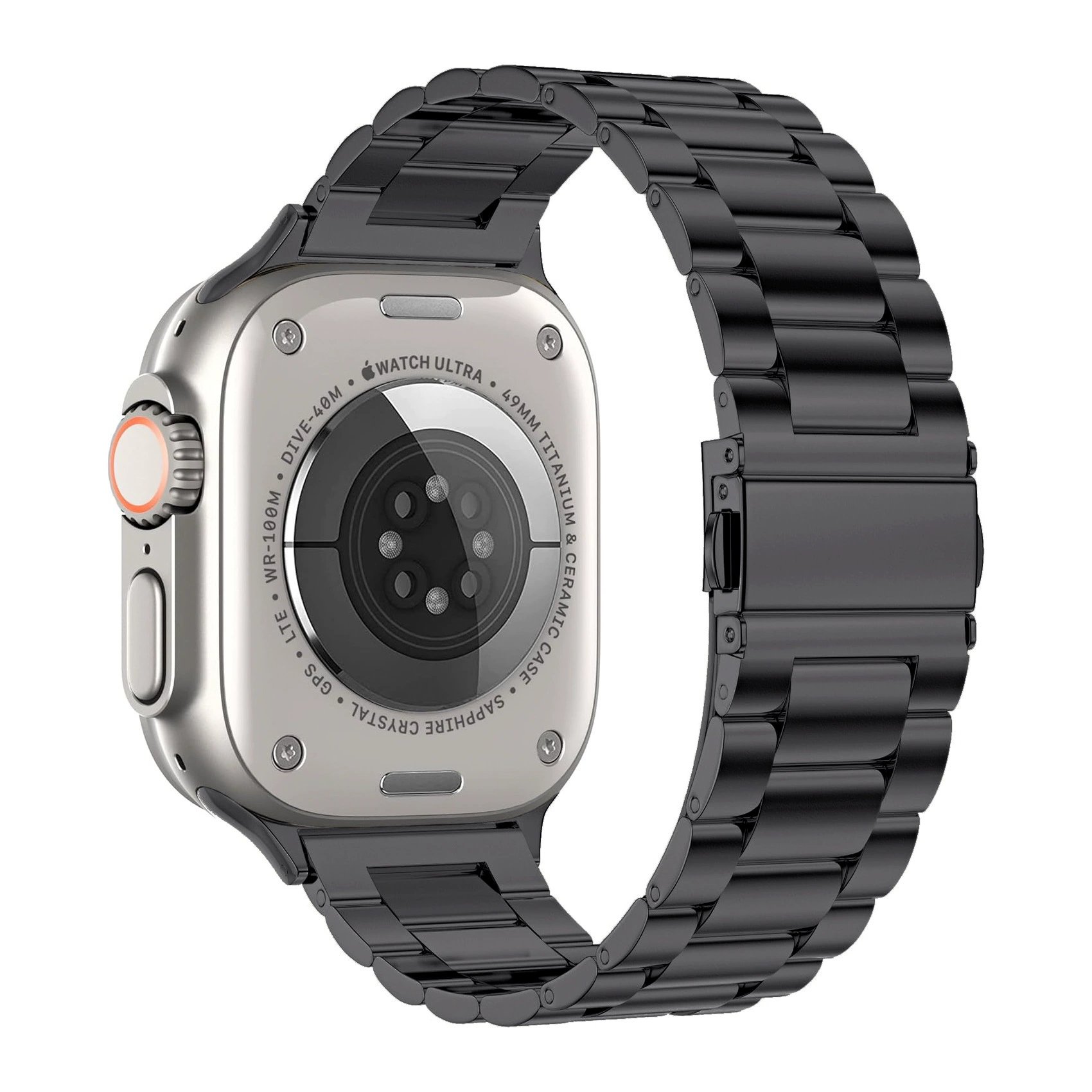 Титановый ремешок Sanzhu из титанового сплава, подходит для Apple Watch 10 / Ultra2, титановый браслет для Apple Watch