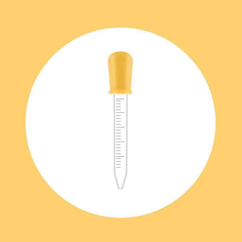Силиконовая пипетка, детский дозатор лекарств с делениями, 5 ml, под заказ