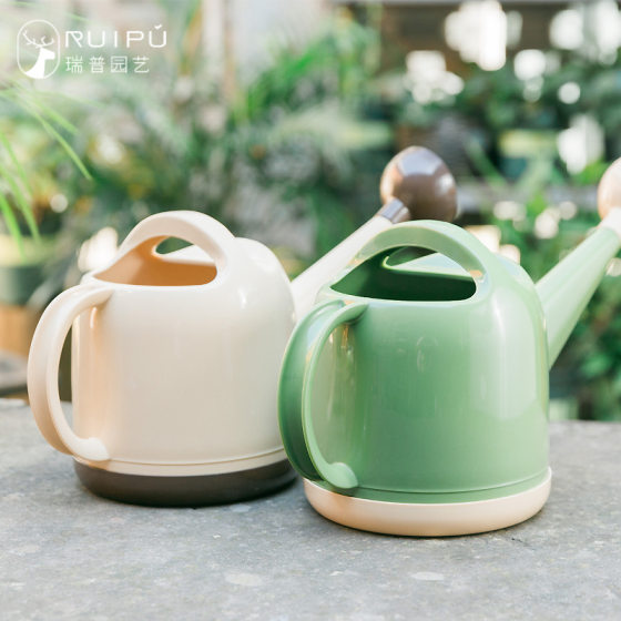 Large Capacity Plastic Sprinkler Household Watering Pot Fertilizing Pot Flower Watering Artifact 4 Liters Thickened Sprinkler