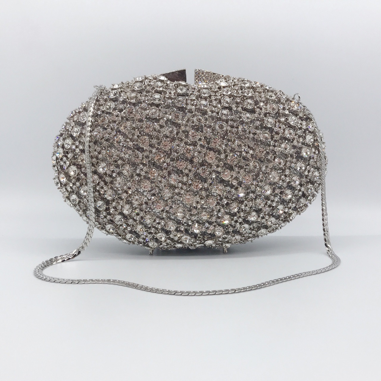 Ventas transfronterizas de metal de diamantes bolsas de cena, vestidos de banquete de damas, bolsas de moda de mano de diamantes
