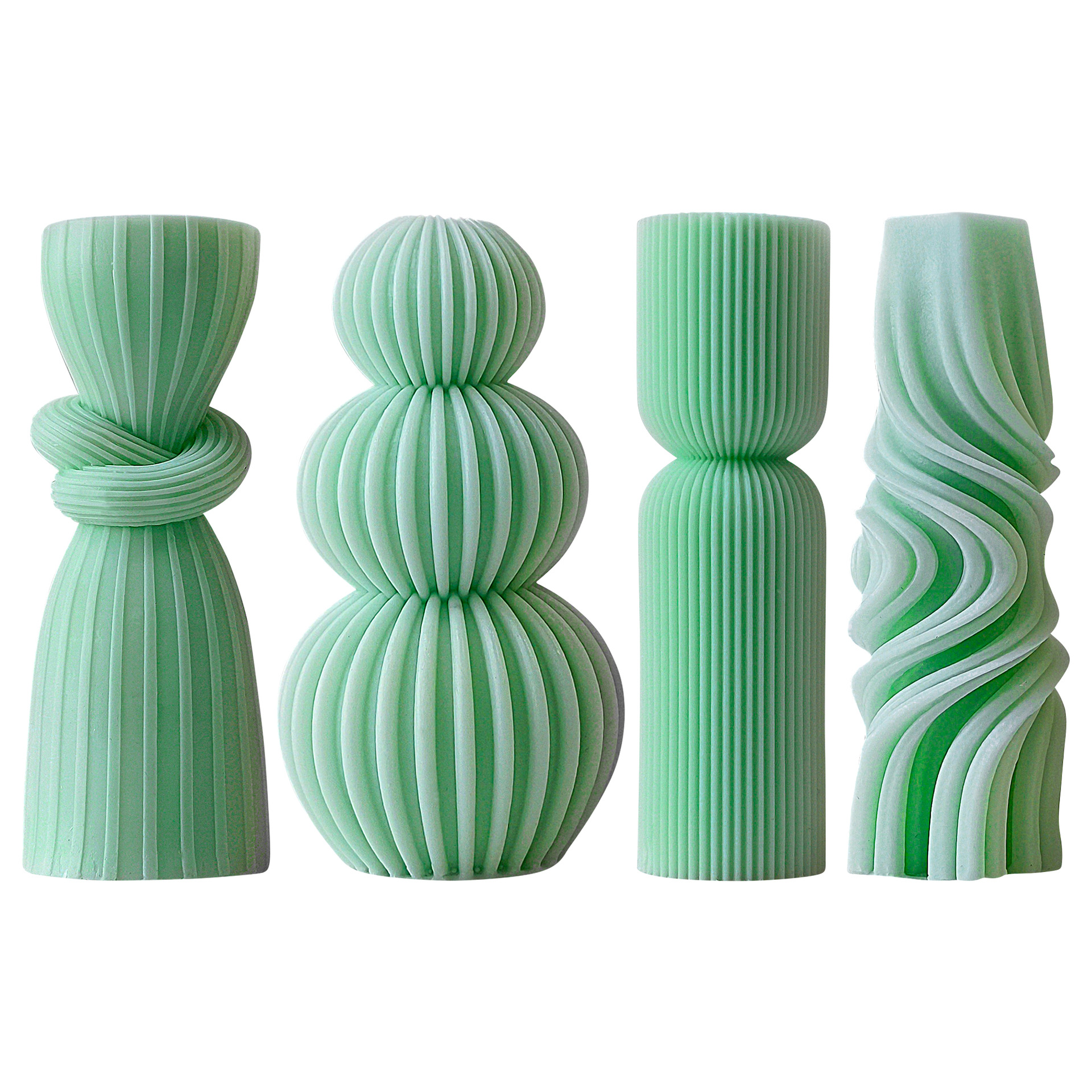 Jiahuimei geométrica aromaterapia vela silicona fragante piedra hecha a mano jabón epoxi yeso decoración molde de silicona