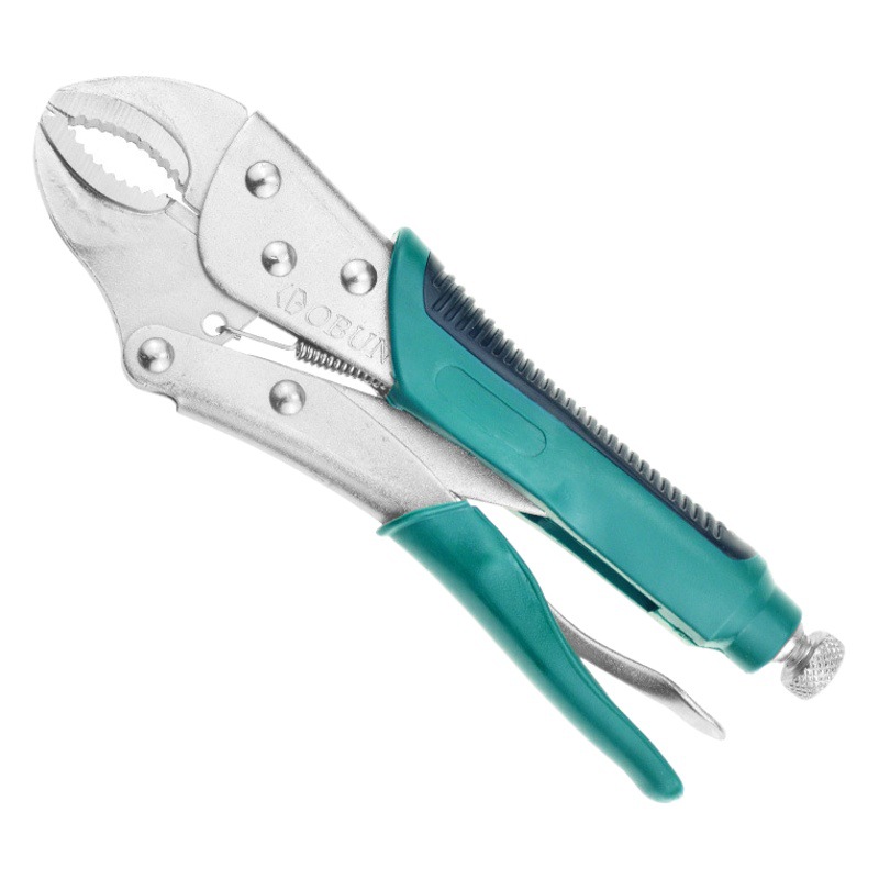 Alicates Oubang de 10 pulgadas de tipo C manga de goma mate de soldadura O-tipo Cadena de boca redonda alicates puntiagudos abrazadera herramienta de fijación