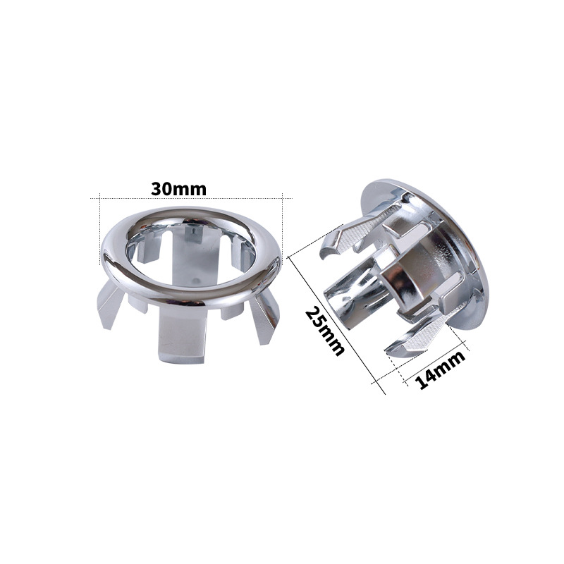 Accesorios para lavabo: Tapón decorativo ovalado de doble capa para orificio de desagüe de lavabo de cerámica, muy vendido en productos de baño.