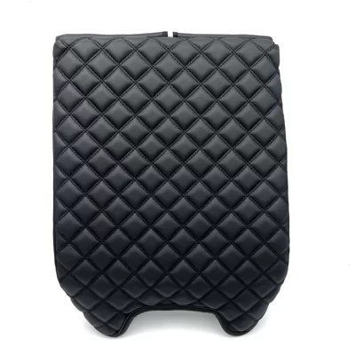 Suitable for Ford 2015-2020 F150 Central Armrest Box Protective Pad New F150 Special Armrest Box Pad (Armrest box) - ford-f150-square-grid-black