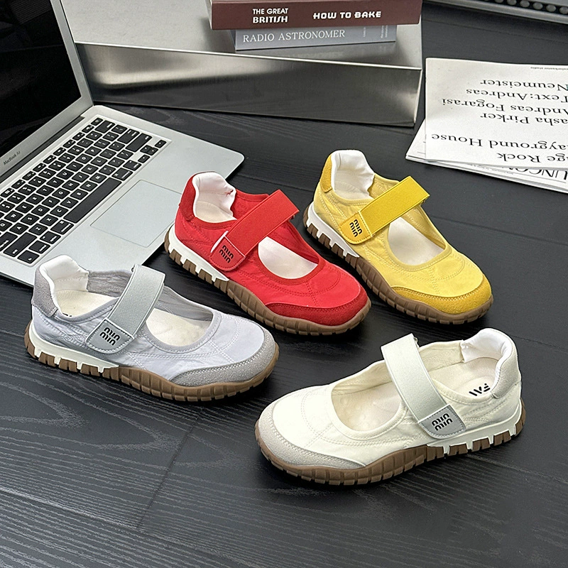 Кроссовки FF-604 весна 2025: новые, в стиле ретро, с круглым носком, дышащие, в стиле Форреста Гампа, повседневные, балетки, разноцветные