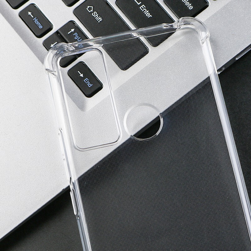 Applicable to TCL 20XE four-corner airbag mobile phone case A3/A3X full-covered TPU transparent simple drop-resistant case