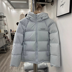 平湖批发2025冬季新款95白鸭绒保暖百搭连帽短款户外羽绒服女男外