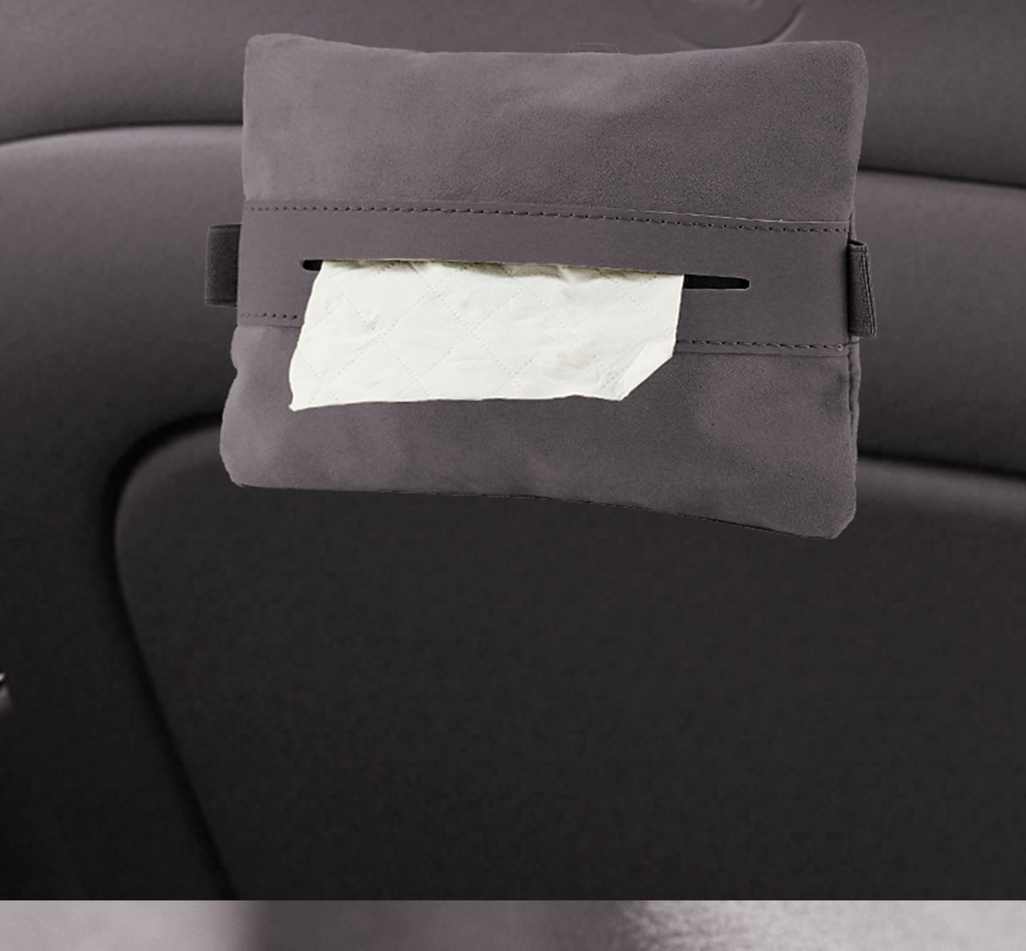 Zhiji New Ls6/Ls9/Ls8 Car Magnetic Tissue Holder Ls7L6 Seat Back Tissue Box Car Interior Accessories