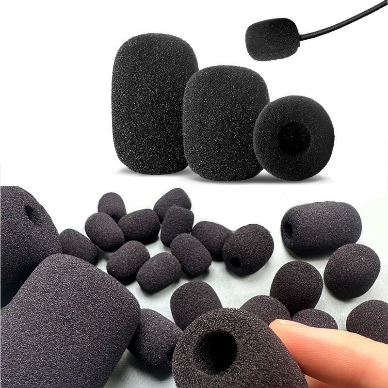 Microphone Cotton Microphone Sponge Cover Headset Universal Headset Amplifier Windproof and Anti-Spray Cover Protective Cover Microphone Cotton Microphone Sponge Cover Headset Universal Headset Amplifier Windproof and Anti-Spray Cover Protective Cover