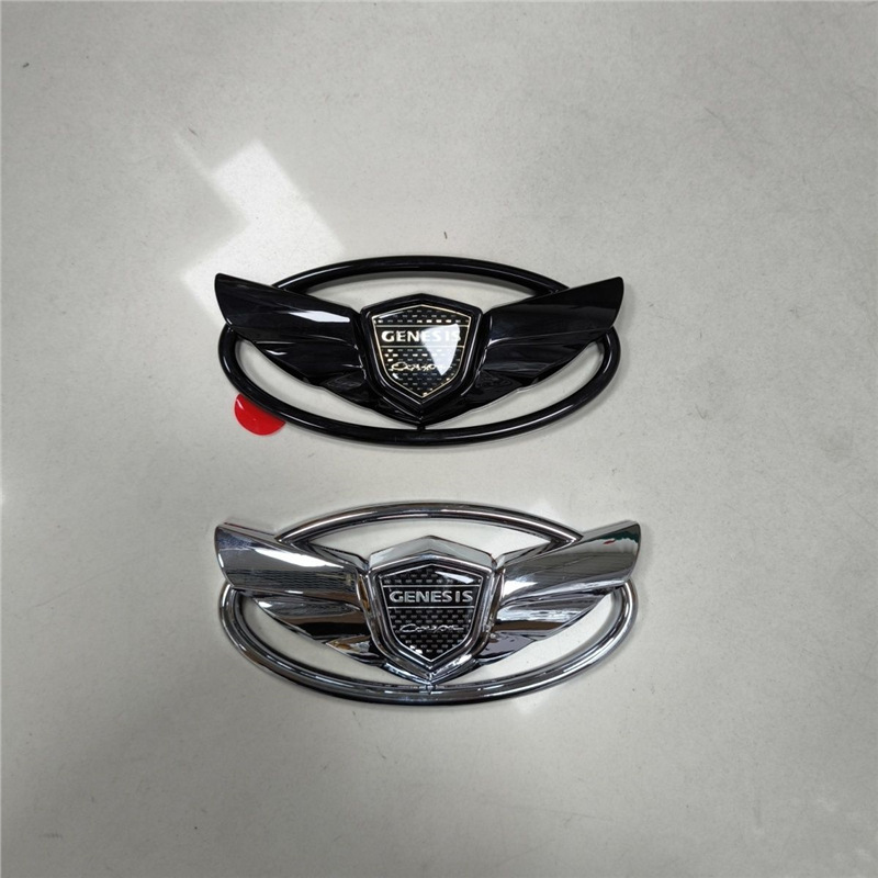 Suitable for Modern Genesis Coupe Modified Car Logos, Black Wing Logo, Front and Rear Car Logos for the Coupe Modification