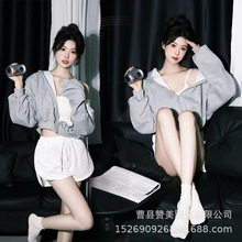 新款个人写真服装女影楼夏季时尚性感室内韩系少女私房摄影艺术照