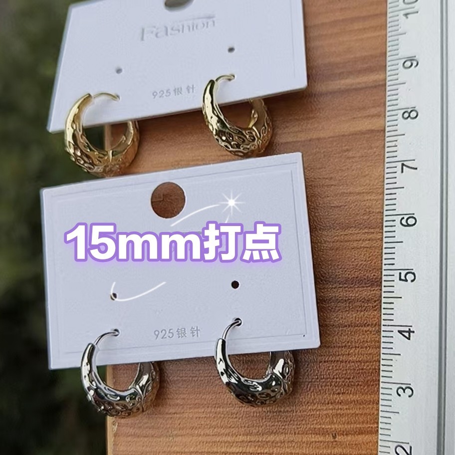 39호 15mm 도트 실버