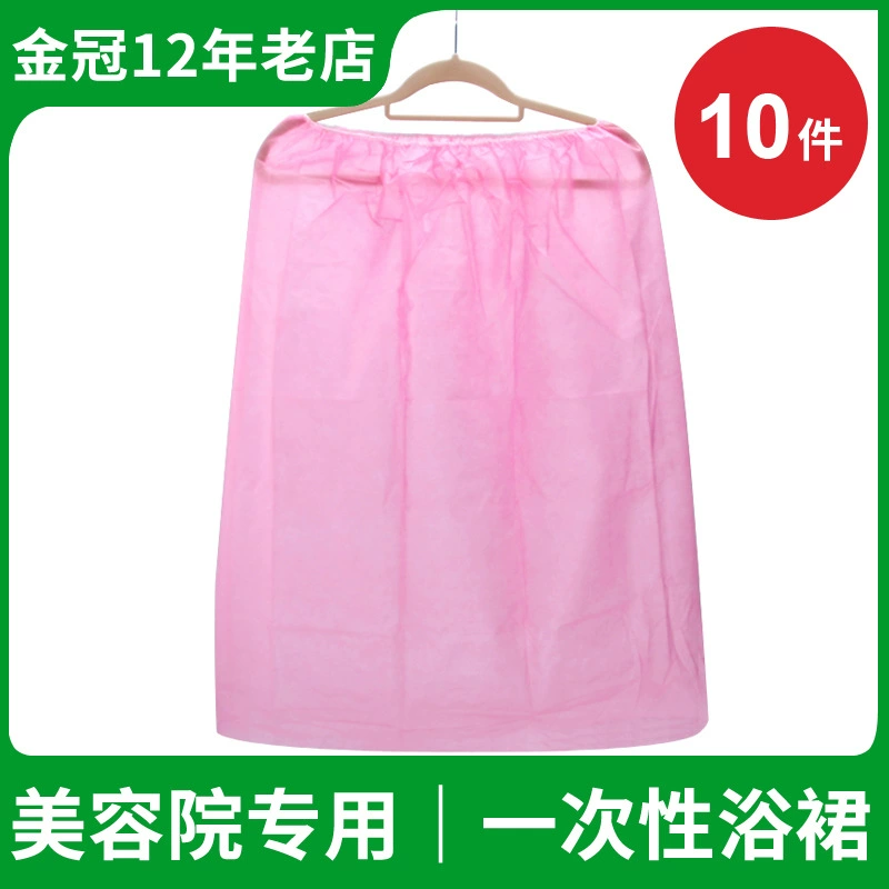 Салон красоты Одноразовая баня юбка халат халат тряпка отель обертывание груди