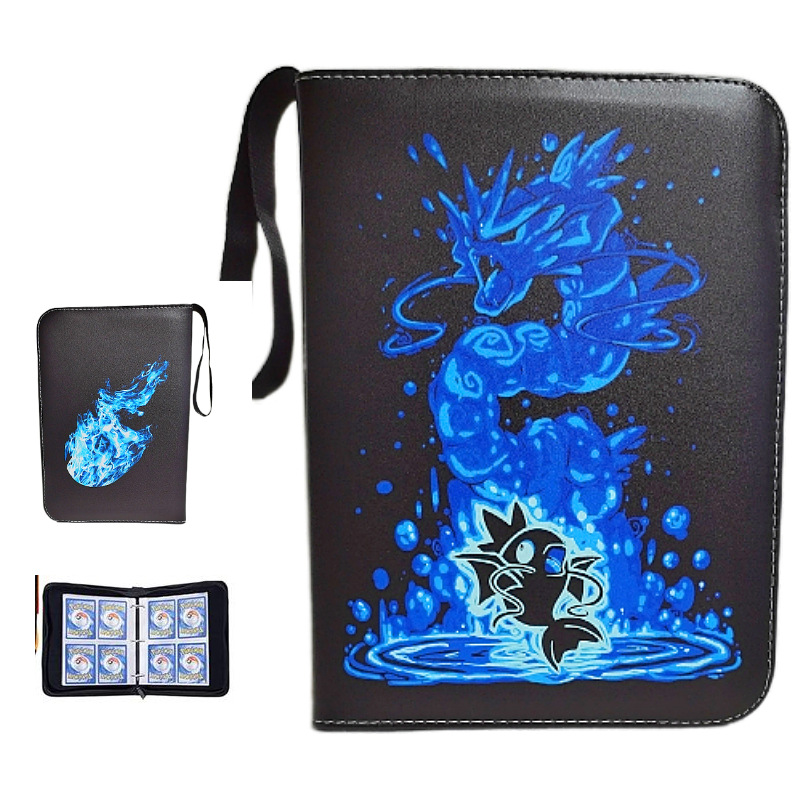 FUENTE fabricante en stock suministro baokemeng juego tarjeta colección libro Magic Baby Tarjeta de cremallera libro de almacenamiento