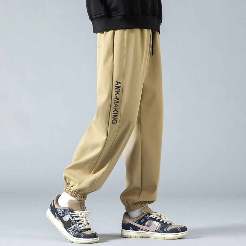 Мужские брюки весна-осень 2023, новые модные брендовые карго-джоггеры, свободные универсальные спортивные повседневные длинные брюки