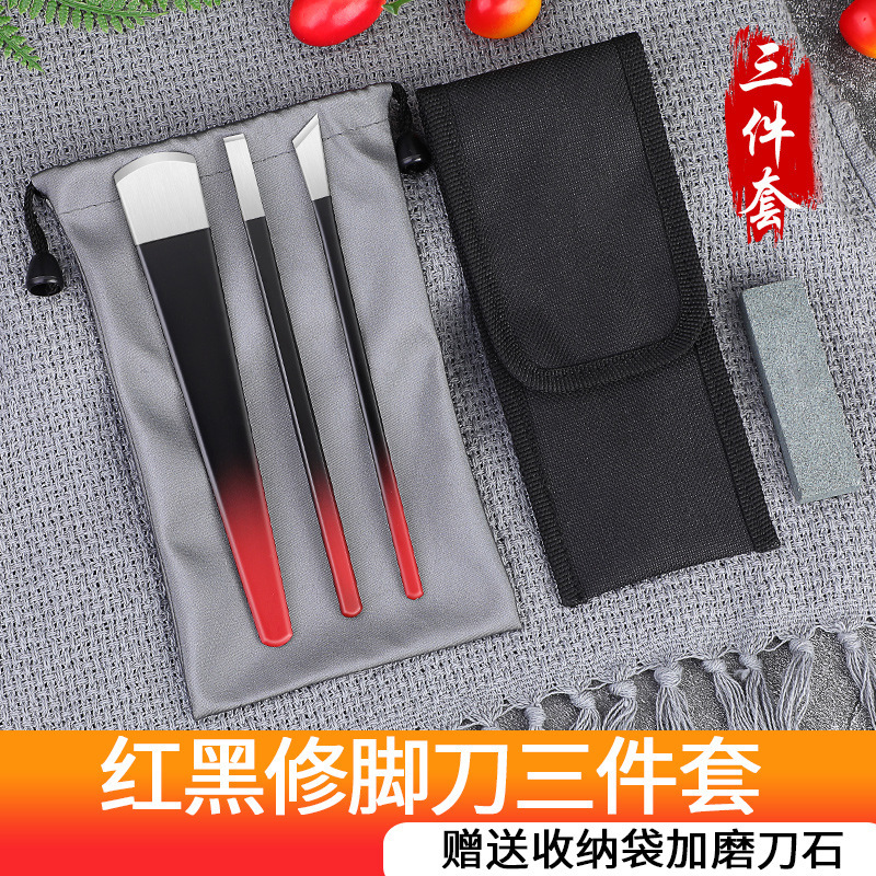 conjunto completo de ortodoncia de uñas incrustadas, cuchillo de manicure