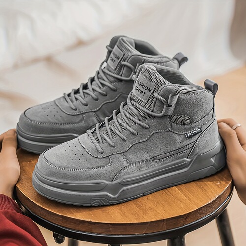 Men's High Top Skate Sneakers Comfortable Breathable