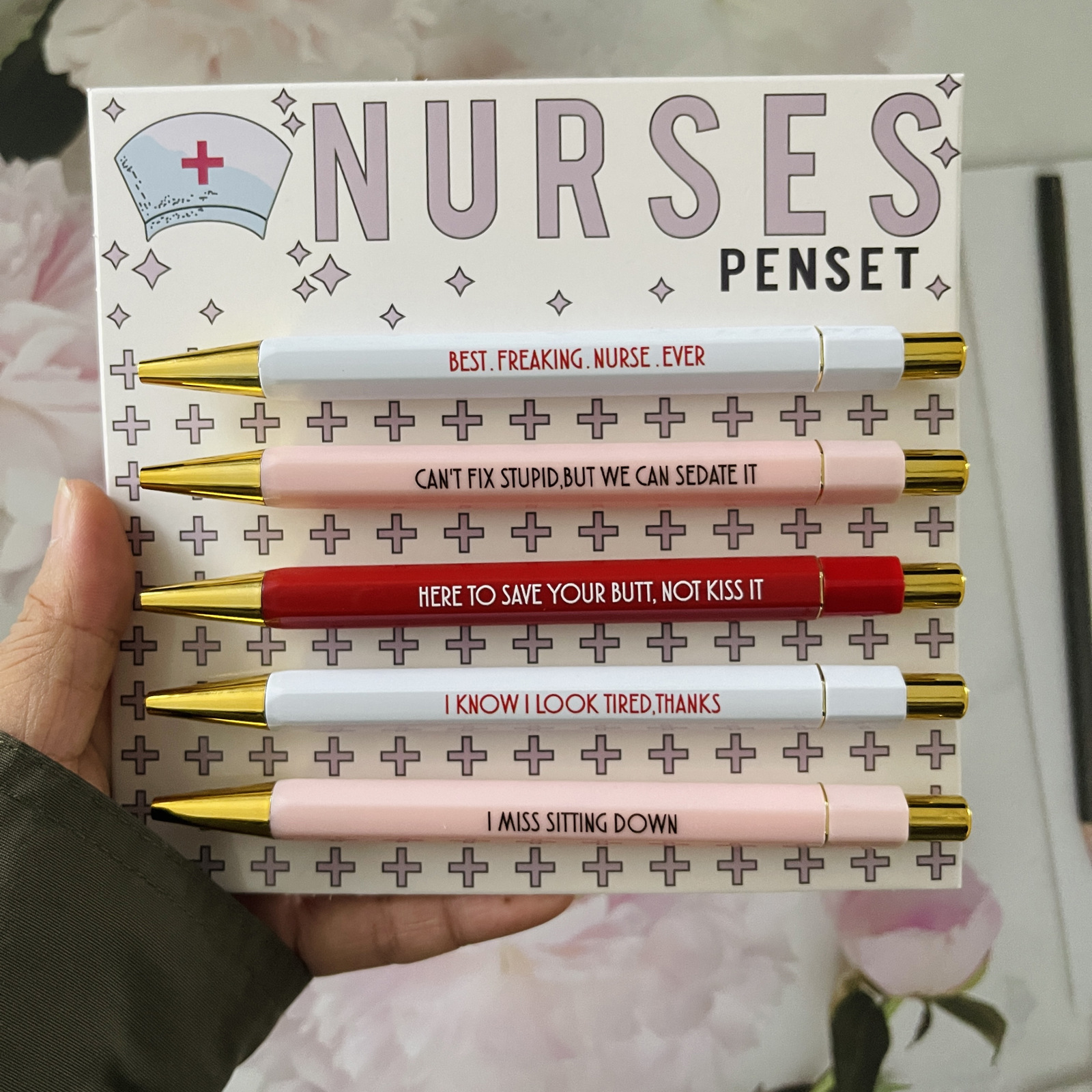 50g Weight Ballpoint Pen Stationery Type 1 Set Quantity Class, Learning, Daily Occasion Plastic Material Letter Pattern Cute Style 1 Set Letter Class Learning Daily Plastic Cute Ballpoint Pen 无