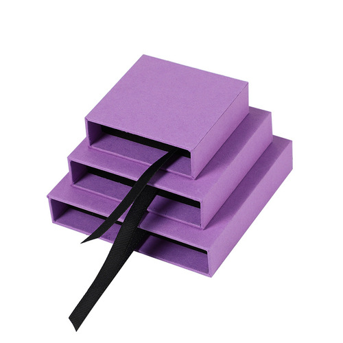 PE film box floating display box accessory packaging box ring necklace accessory storage outer box wholesale