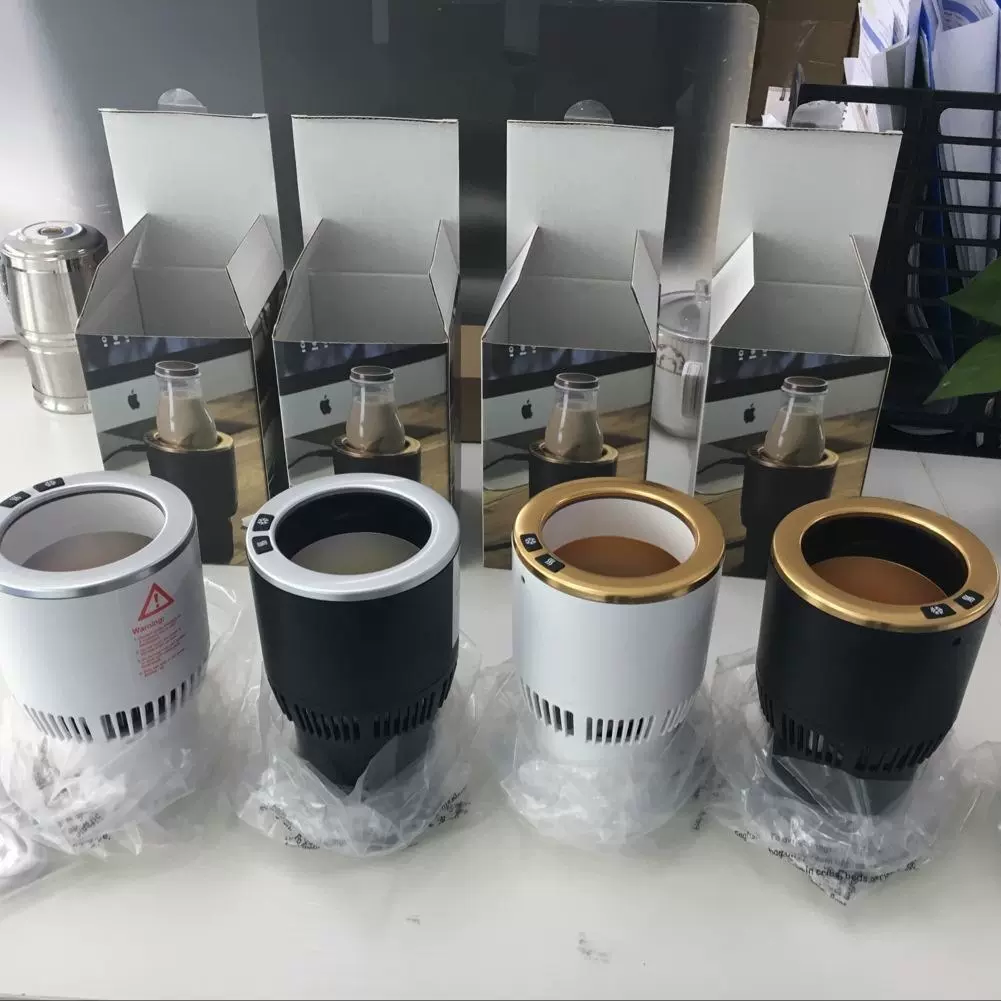 12V车载智能冷热杯 快速制冷加热 两用冷热杯保温杯