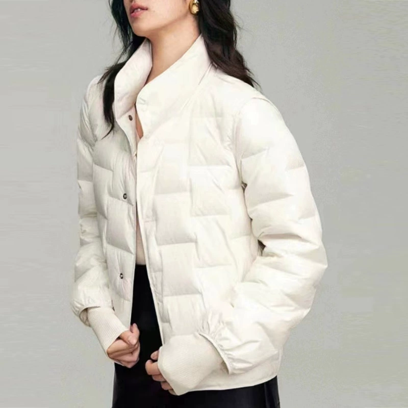 90 бархатный пуховик женский элитный 2024 новый зимний женский короткий пуховик в корейском стиле женская одежда Pinghu