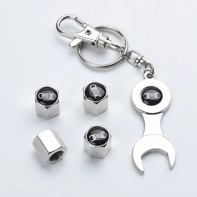 Other Automotive Exterior Supplies – core valve cap modification - audi-silver-wrench-pack-of-4