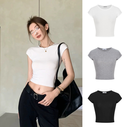 Moses Queen/Moshi Queen T-shirt Slimming and Slimming Multi-purpose Underwear Short Sleeve Top 62861 