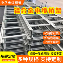 铝合金桥架厂家批发槽式梯式大跨距防火喷塑线槽铝合金电缆桥架