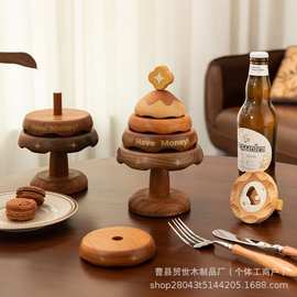 跨境一棵树杯垫家居餐桌装饰隔热垫碗碟砂锅垫圣诞树咖啡杯垫餐垫