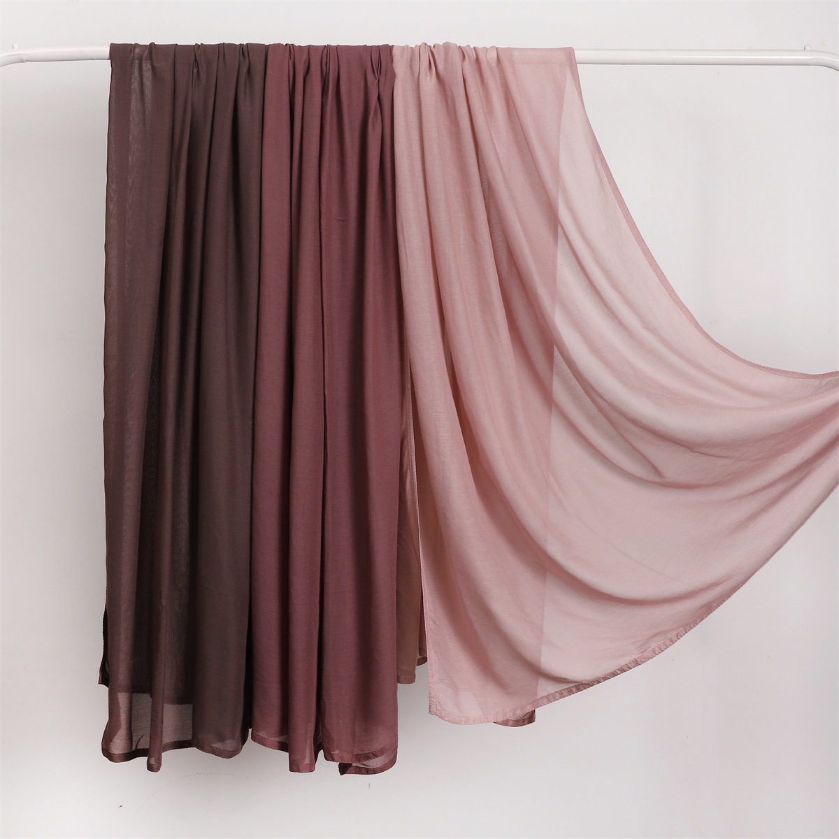 Soft Viscose Cotton Solid Color Scarf Fashion Wide Edge Thin Hijabs High Quality Headscarf Long Shawls for Muslim Woman