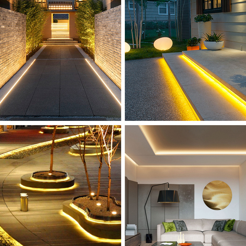 Ceiling light strip for wardrobe